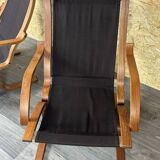 2x 60s 70s Easy Chair Leather Armchairs Westnofa Norway Mid Century