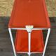 Chariot de service Table d'appoint Design orange Space Age Années 1960 Années 1970