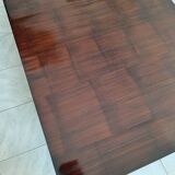 Table Basse Axel Vervoordt Bois E Bambou Laque Belgique 1980