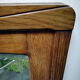 Miroir art déco en bois 78x94cm
