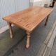 Solid oak farmhouse table