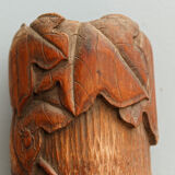 Carved bamboo vase, Japan