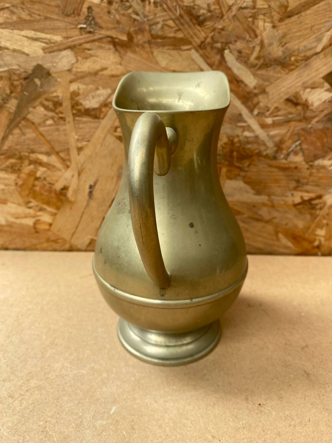 Antique Brass Pitcher Vintage Kitchen