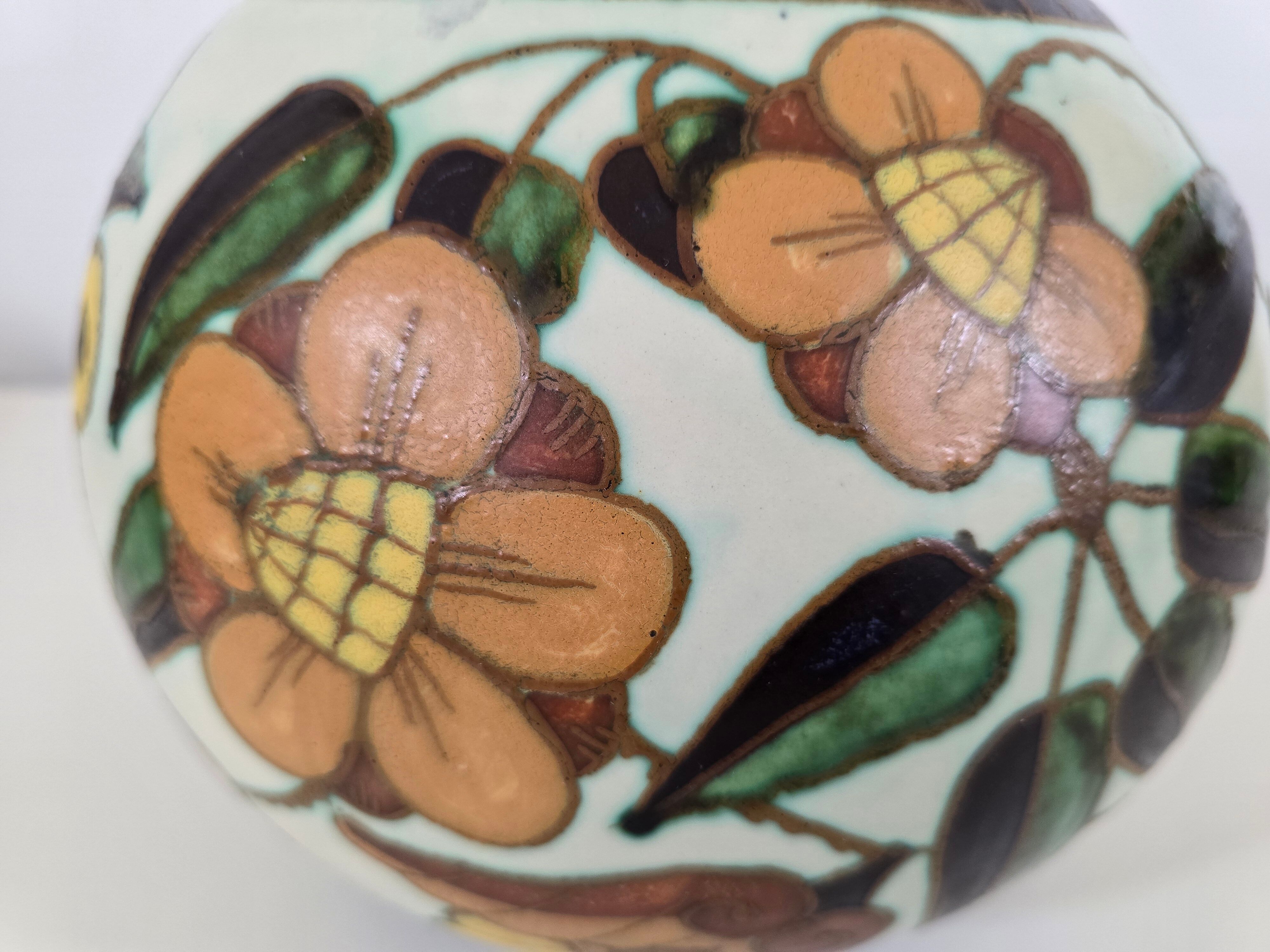 Art Deco vase by Charles Catteau for Boch Frères Keramis, model D1847