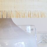 Large enamelled ceramic lamp by Jean CHATONEY