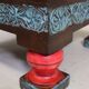 50 x 50 cm hand-carved solid wood tea table