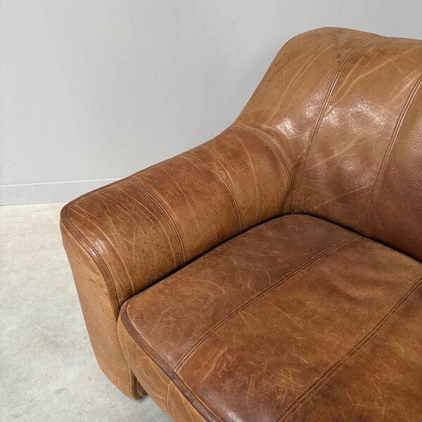 Vintage De Sede DS44 3 seat sofa, 1970s