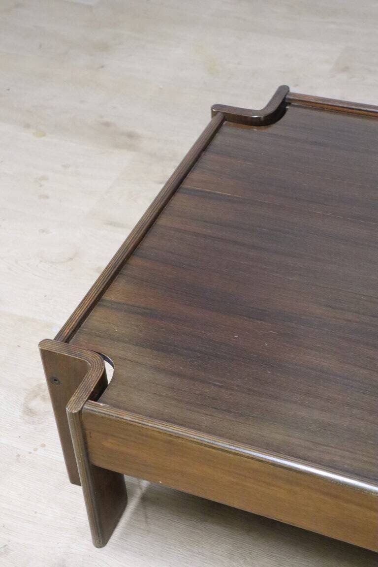 “Zelda” coffee table by Sergio Asti in rosewood, 1960
