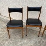 4 Danish teak chairs