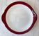 Cake dish / pie Badonviller burgundy 50s