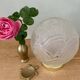 Vintage art deco globe table lamp in frosted glass