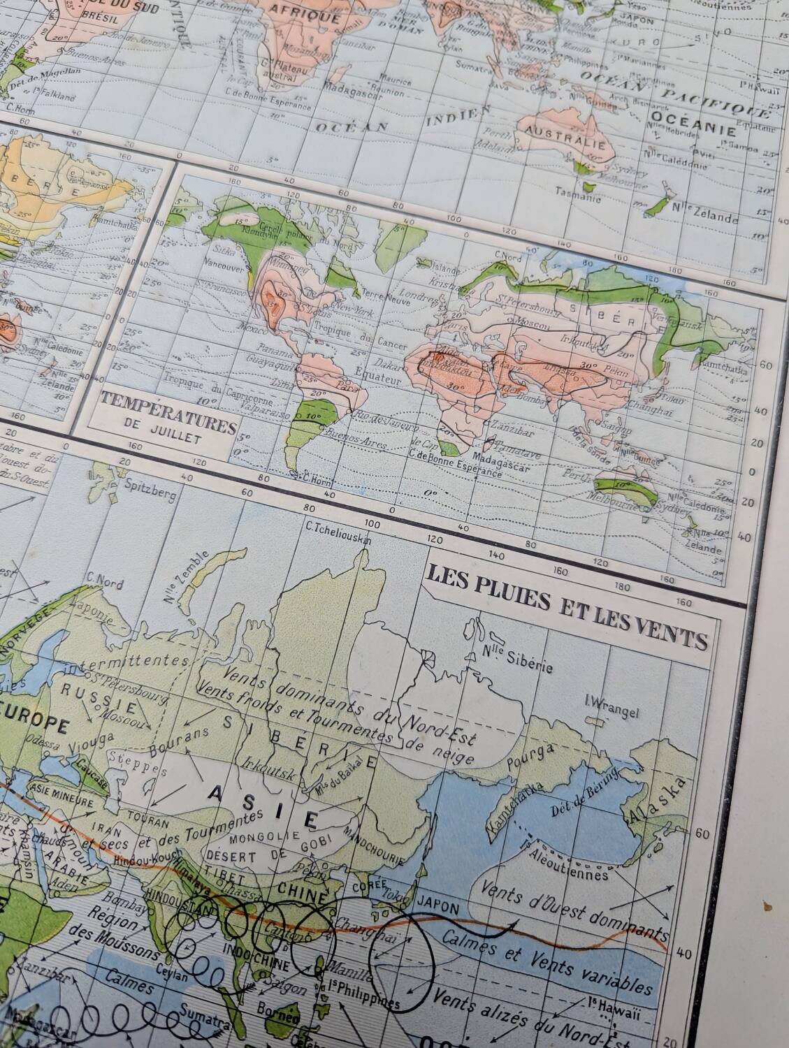 Printed in 1900, The Earth and its Climates.