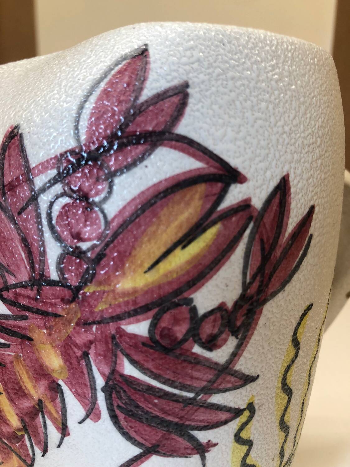 Spanish sangria pitcher with lobster decoration