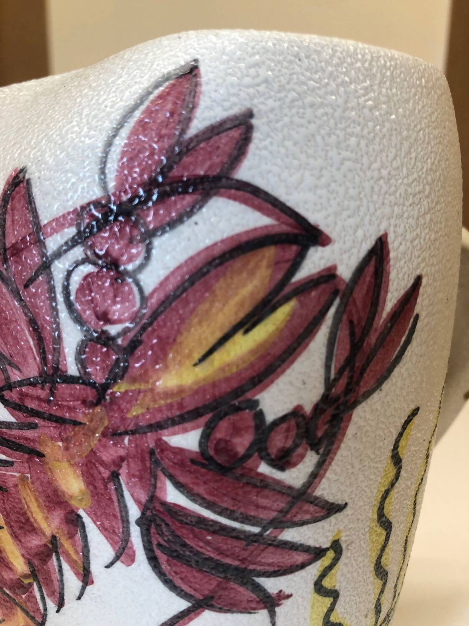Pichet à sangria espagnole au décor de homard