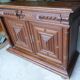 Low cabinet two doors two drawers Henry II style