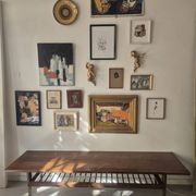 Rare et longue table basse vintage, vers 1960