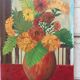Peinture florale naïve