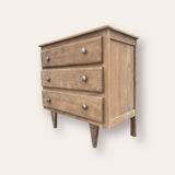 Commode vintage aerogommée à 3 tiroirs