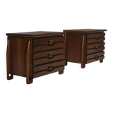 Set of Walnut Cabinets by Mobil Girgi