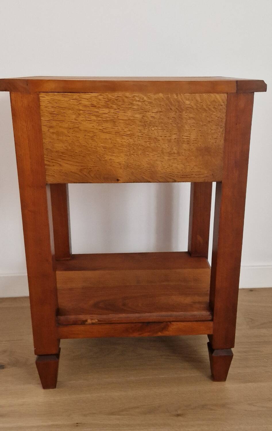 Low cabinet in blond cherry wood, Directoire style