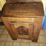 French Oratory prayer storage cabinet in walnut
