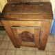 French Oratory prayer storage cabinet in walnut