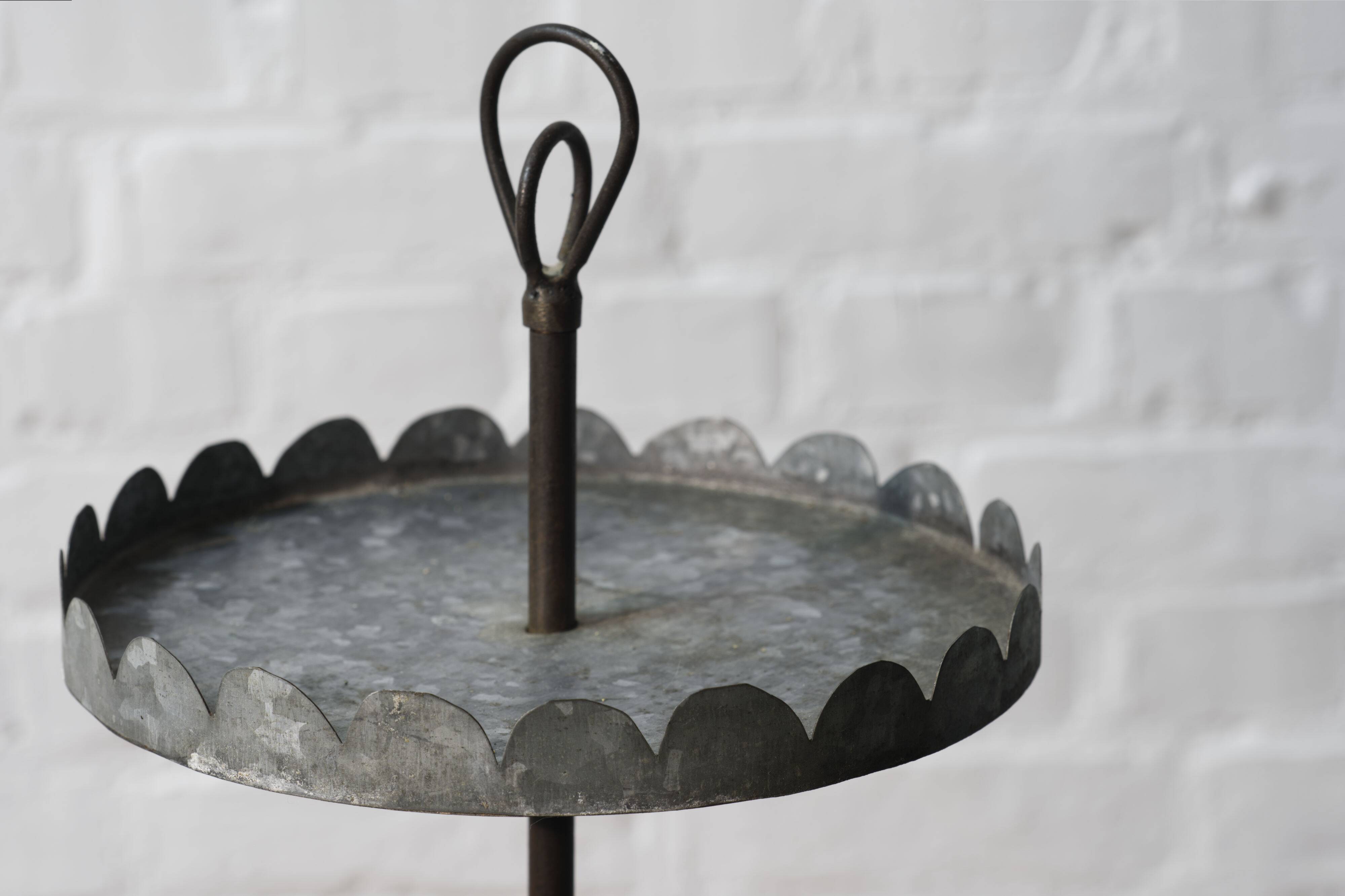 Vintage handmade serving stand