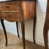 Louis XV-style bedside pair