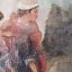 Huile sur toile "Le Gué" Ecole XIXème