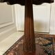Marquetry pedestal table from the end of the 19th century