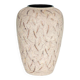 Vintage ceramic vase with glossy lava glaze, foreign vase from the 1960s.
