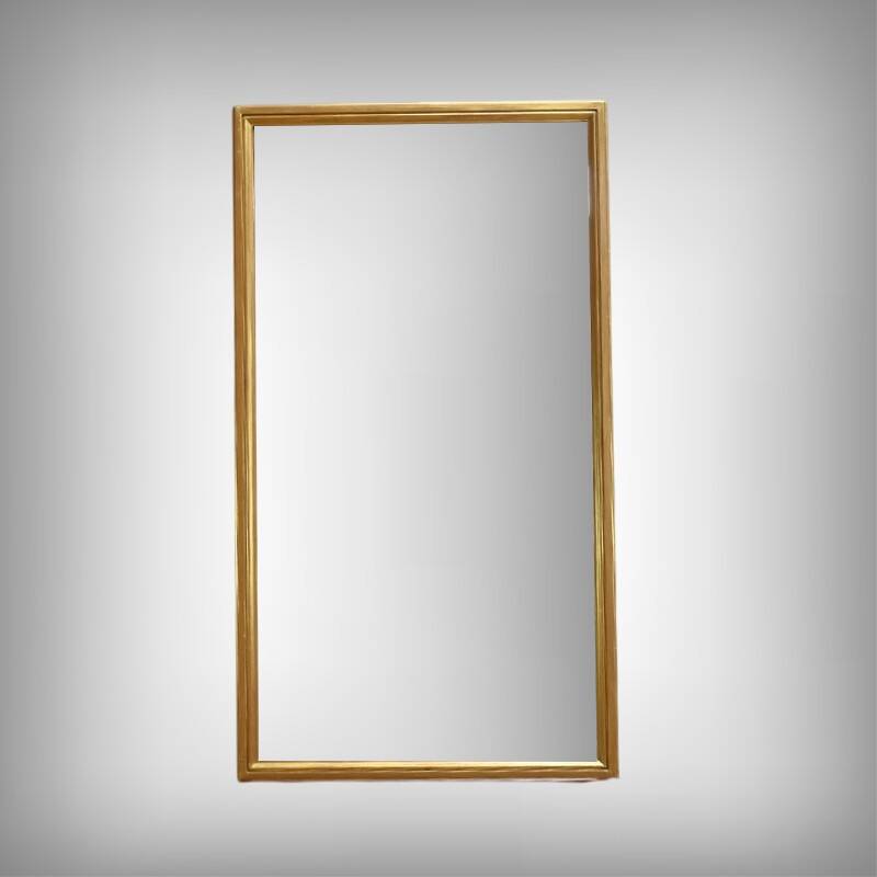 Gilded Wood Mirror, Maison Texier, Nantes – Late 19th Century