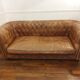3-seater chesterfield sofa in tan leather