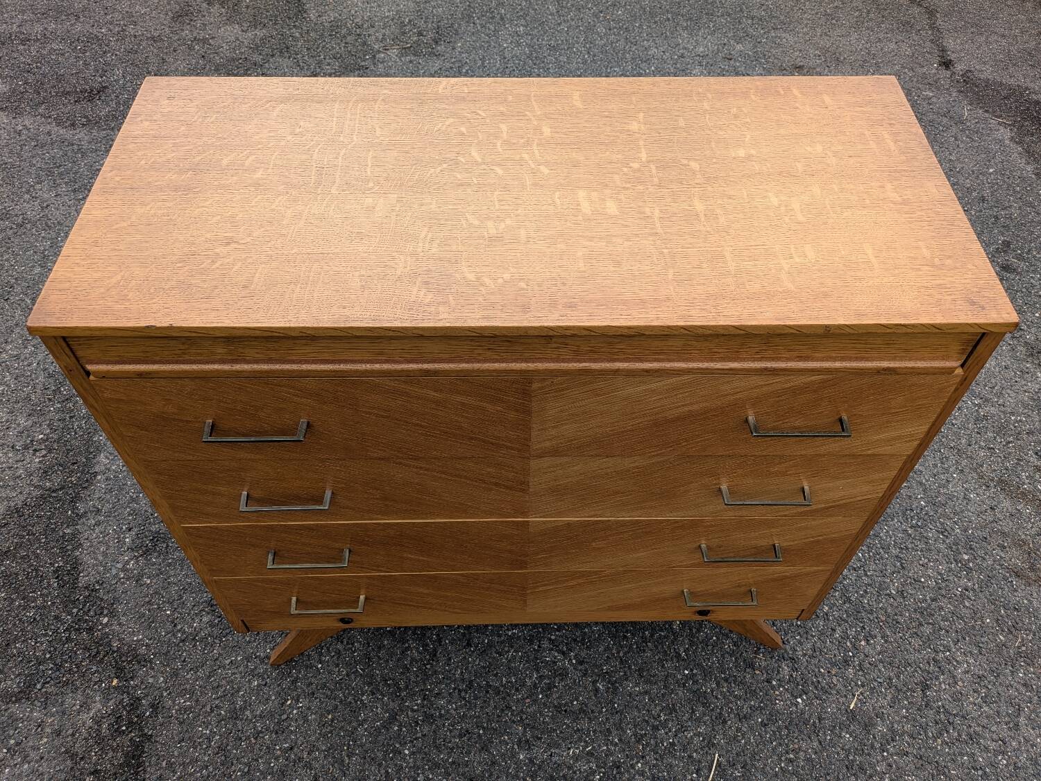 Commode vintage 1960 pied compas