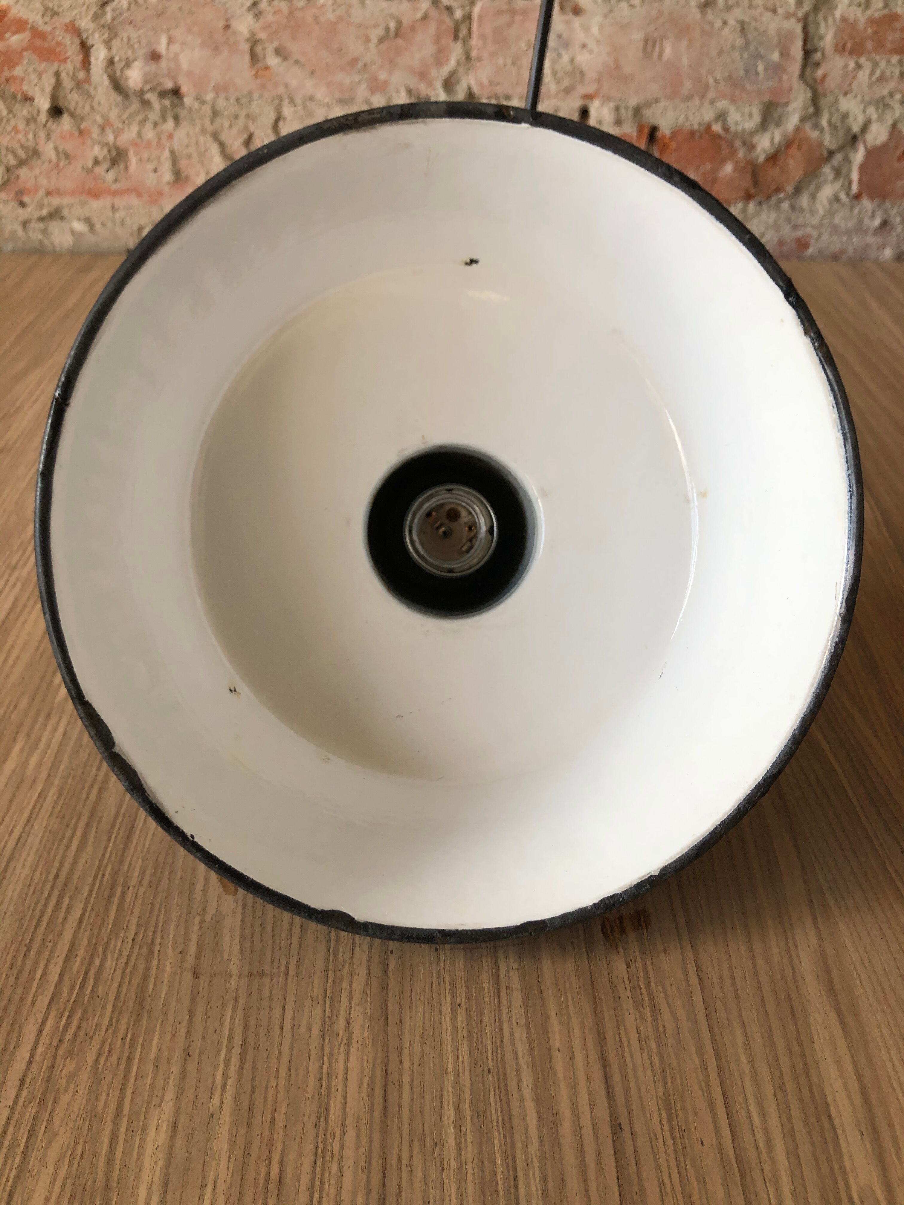 Vintage industrial factory ceiling lamp from wikasy a23, 1960s