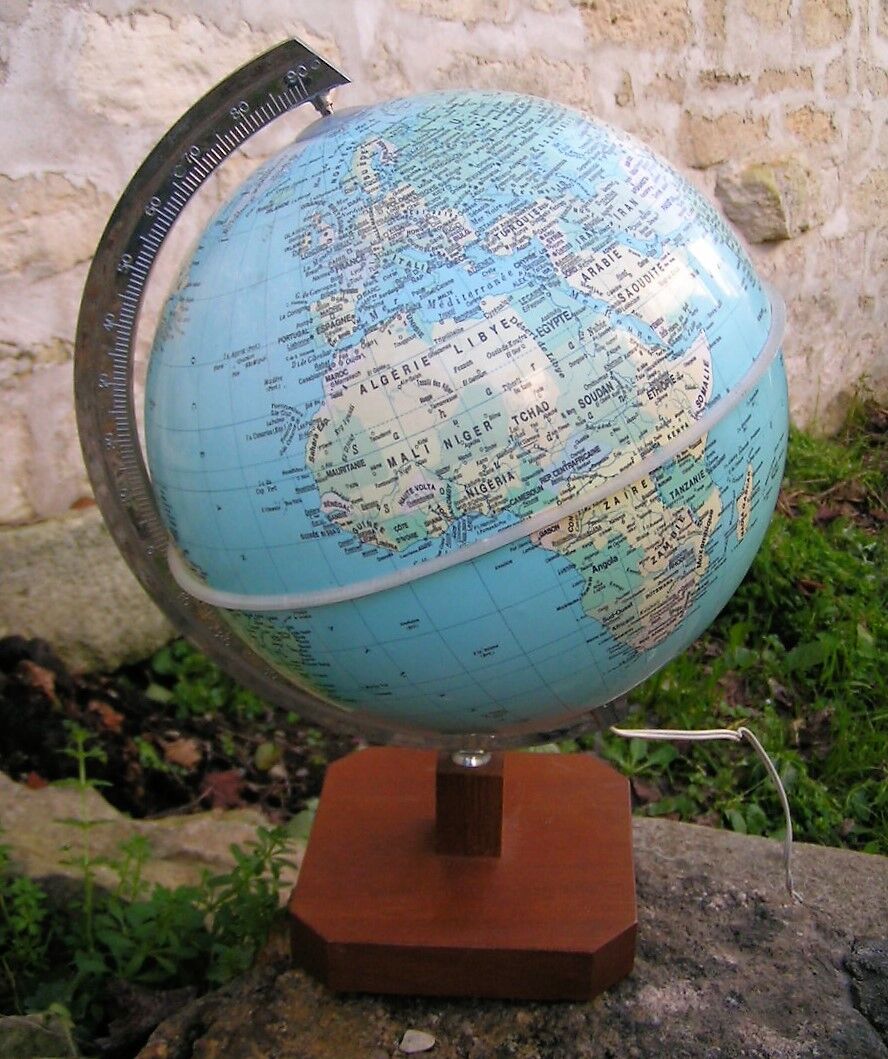 Luminous globe Taride 70s