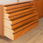 Classic shelving system from the 1960s in teak veneer by Poul Cadovius for Cado
