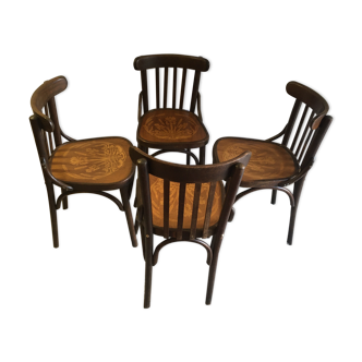 Set of 4 bistro chairs - 50/60