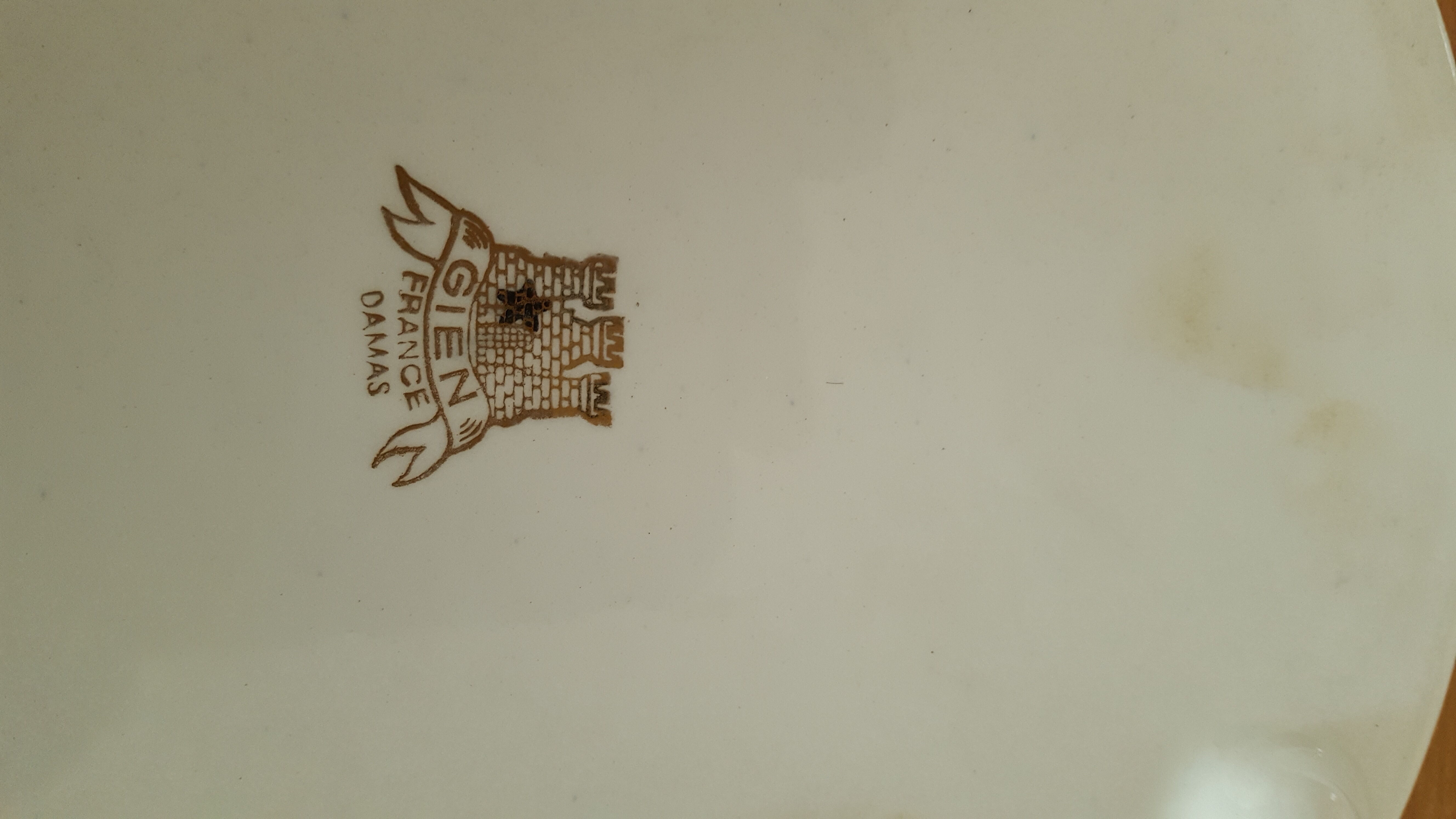 Gien porcelain service