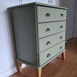 Commode scandinave vert forêt