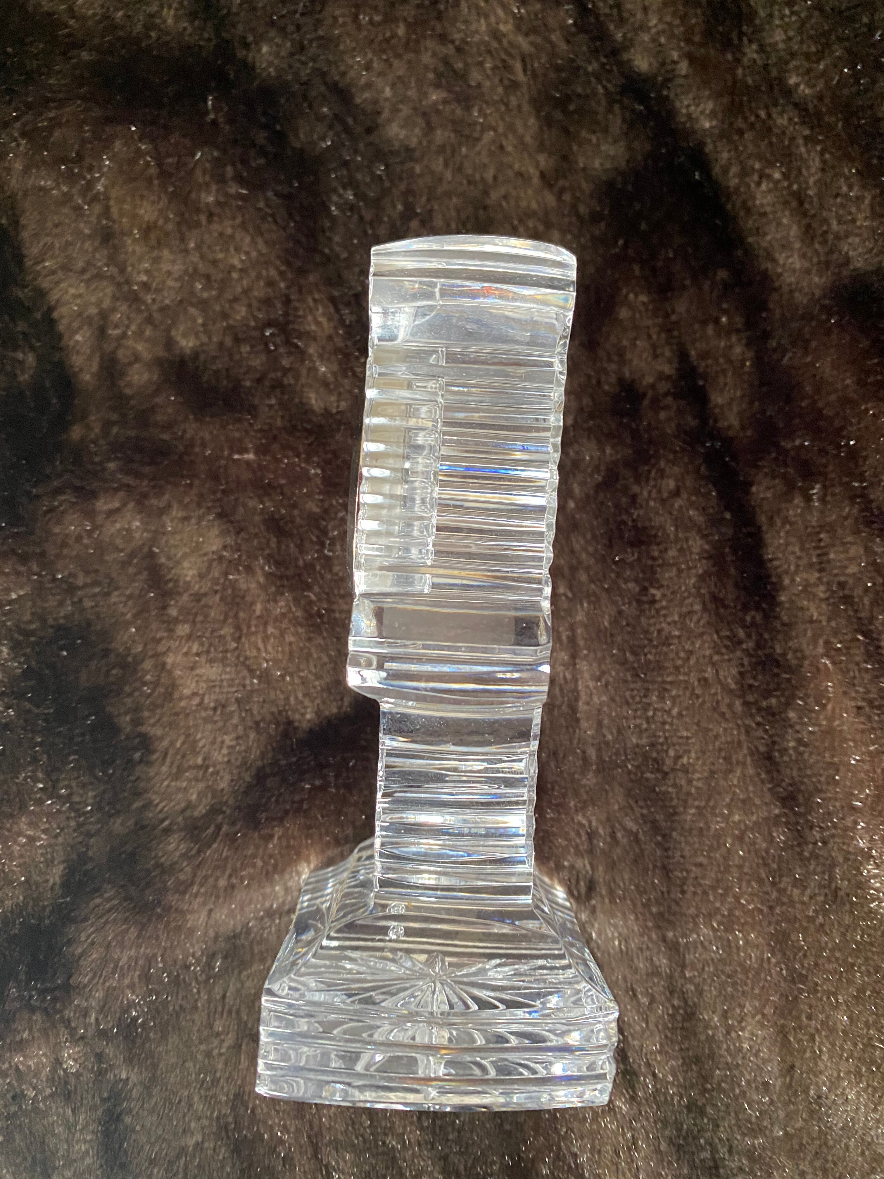 Vintage crystal table alarm clock