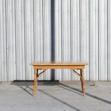 Table à allonges Bambou vintage