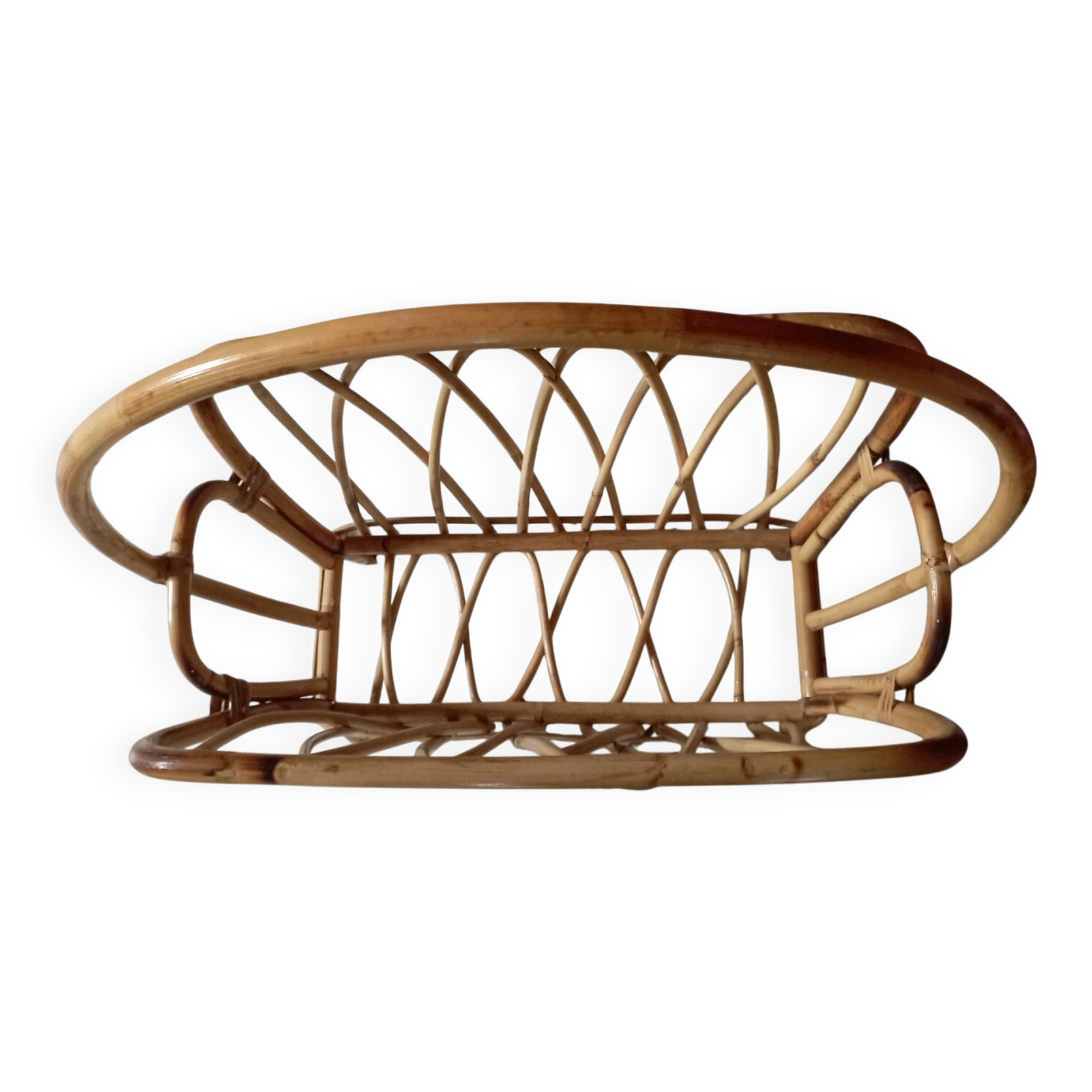 Bamboo magazine rack