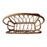 Bamboo magazine rack