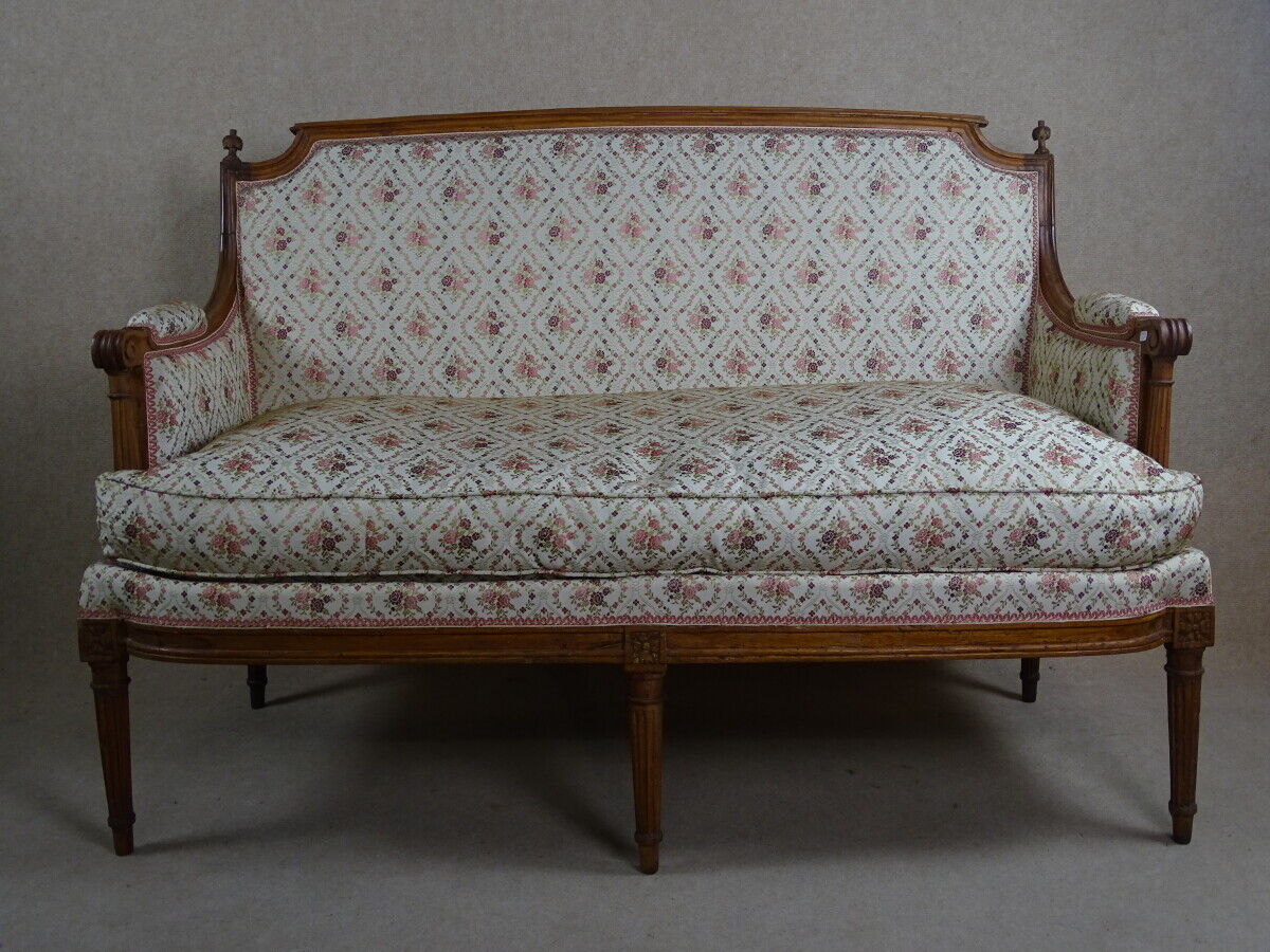 Wooden bench XVIIIth, Louis XVI