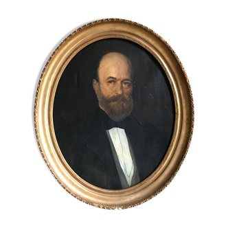 Tableau portrait d’homme XIXème