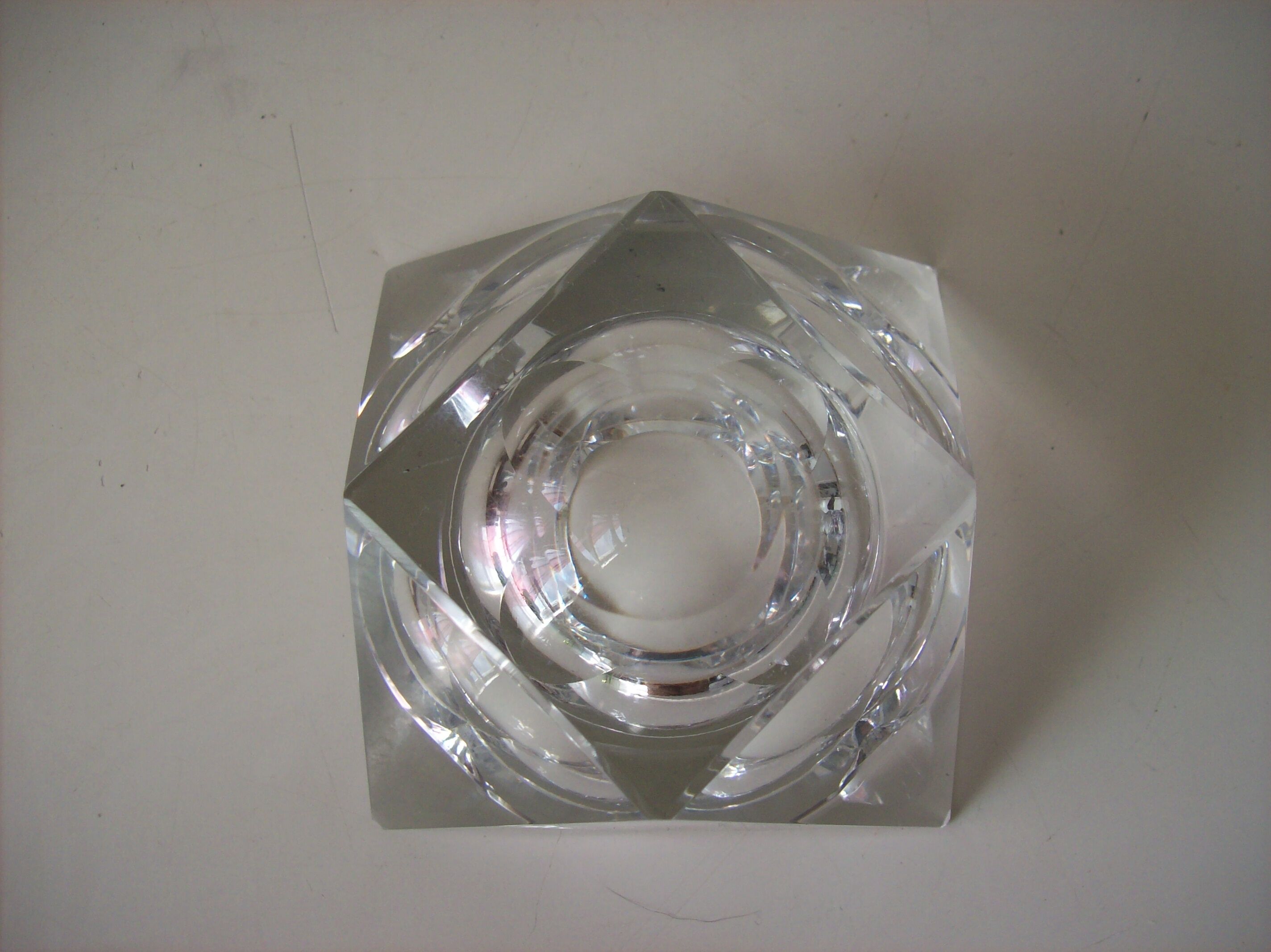 Saint Louis crystal ashtray