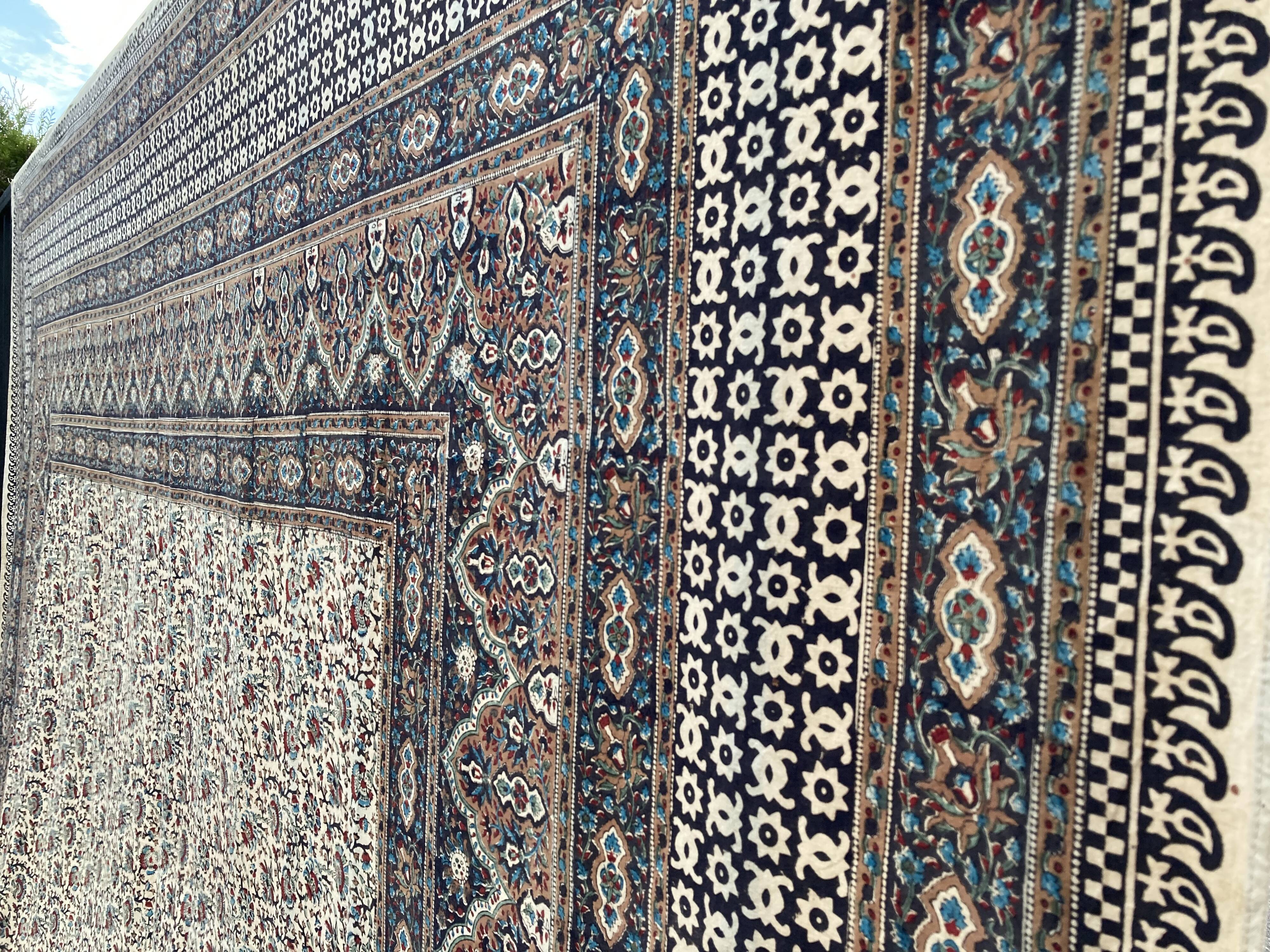 Embroidery kalamkari fabric