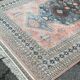 Oriental Persian wool rug Pakistan light blue 200x300