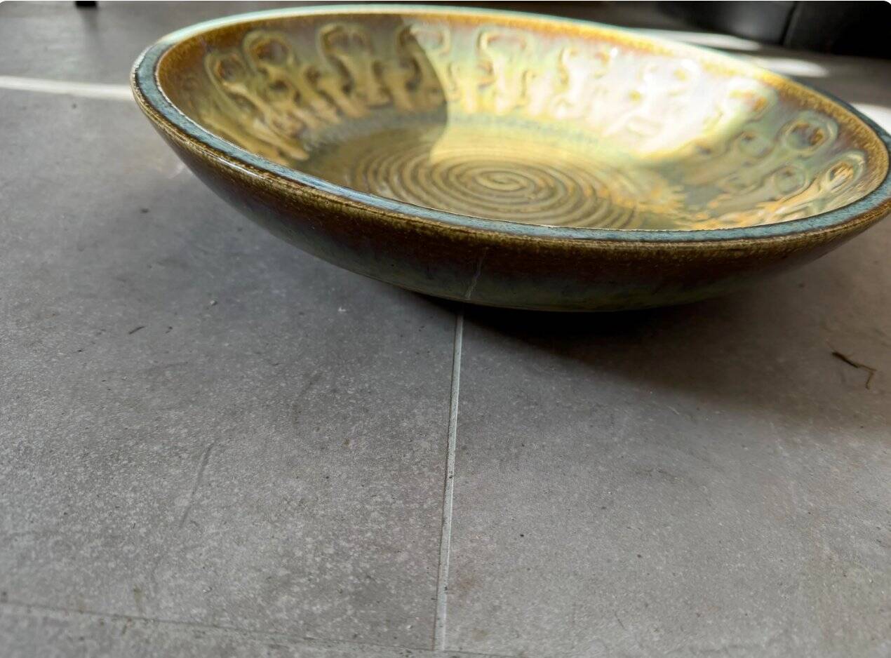 Large Lupin plate and jug by Einar Johansen Søholm for Søholm, 1960s, set of 2